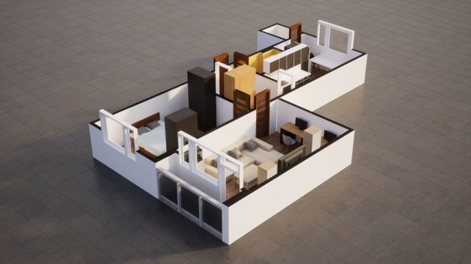 Pronájem, Byt 2+1, Česká Lípa