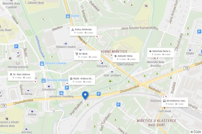 Pronájem, Byt 2+kk, Klášterec nad Ohří