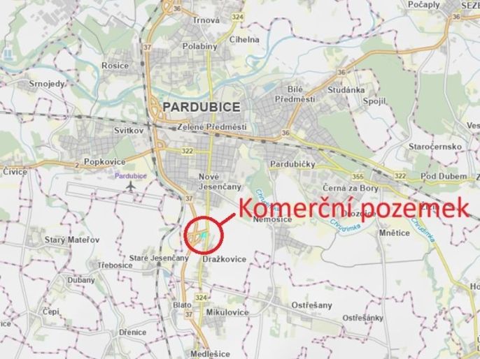 Prodej, Komerční pozemky, Pardubice