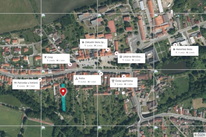Prodej, Pozemek k bydlení, Spálené Poříčí
