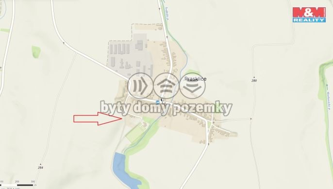 Prodej, Pozemek k bydlení, Prasklice