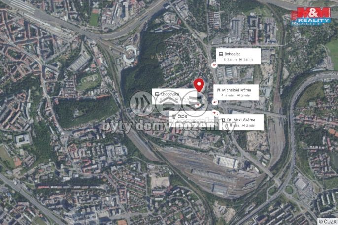 Pronájem, Byt 2+1, Praha