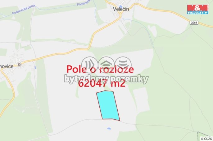 Prodej, Pole, Velečín