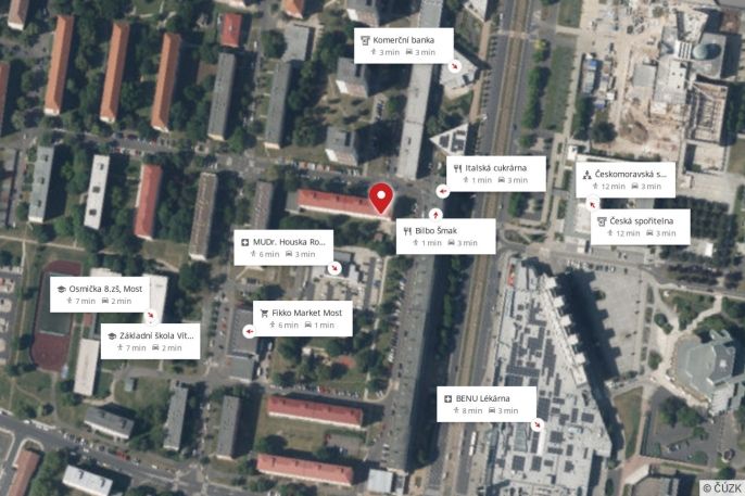 Pronájem, Byt 2+1, Most