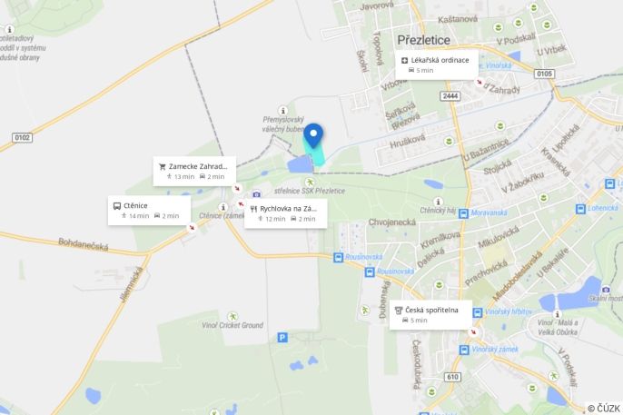 Pronájem, Zahrada, Přezletice