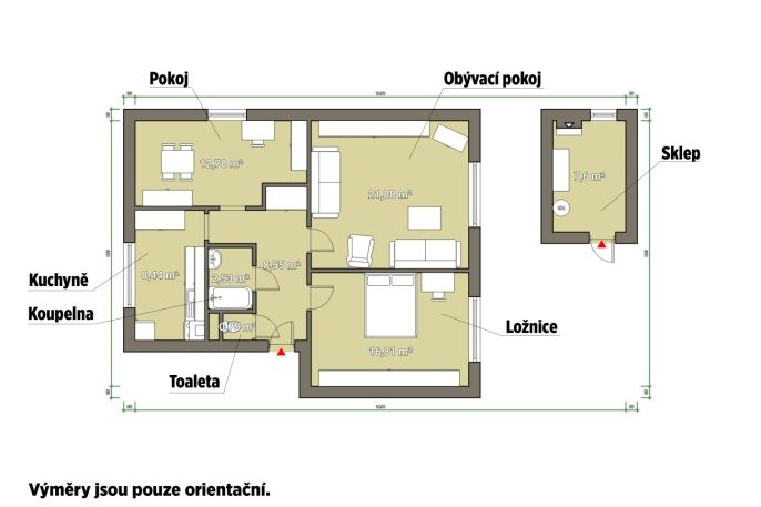 Prodej, Byt 3+1, Žihle