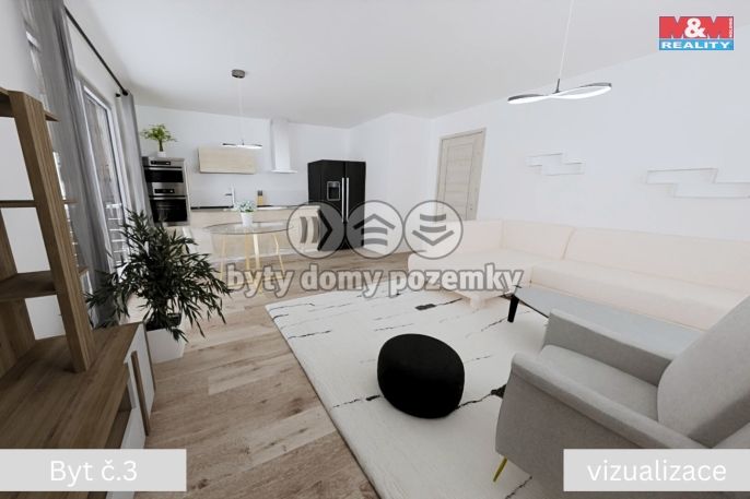 Prodej, Byt 2+kk, Žleby