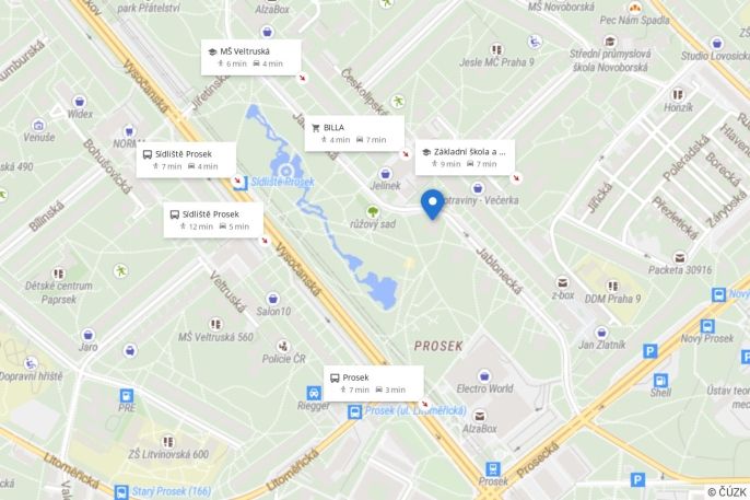 Pronájem, Byt 3+1, Praha
