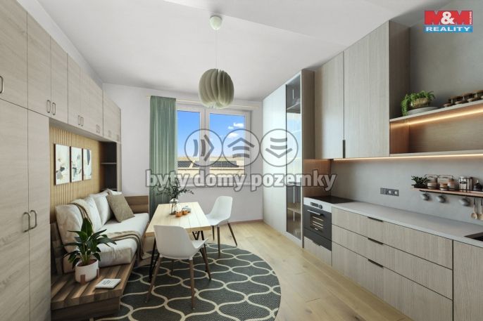 Prodej, Byt 1+kk, 23 m², Chýně, Družstevní