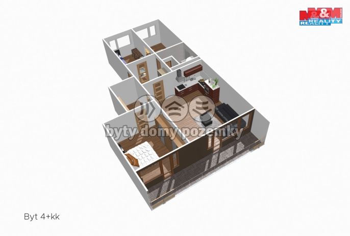 Prodej, Byt 4+kk, Liberec