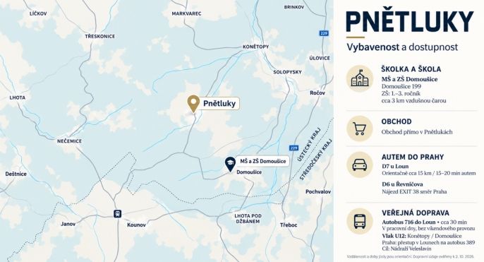 Prodej, Chata, Pnětluky