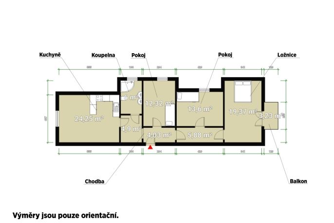 Prodej, Byt 4+kk, Mariánské Lázně