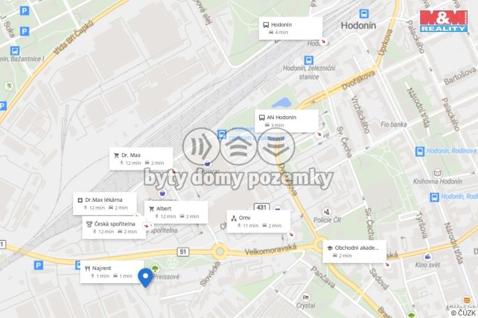 Pronájem, Kancelářský prostor, Hodonín