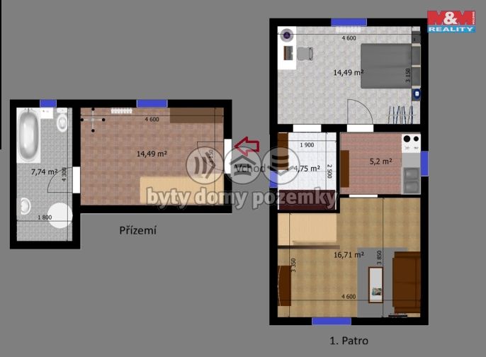 Pronájem, Rodinný dům, Chotusice