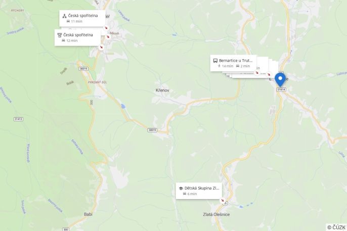 Prodej, Byt 2+kk, Bernartice
