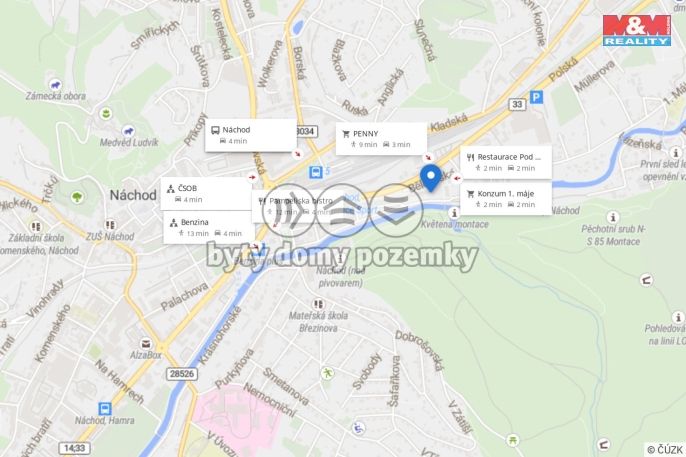 Prodej, Byt 3+1, Náchod