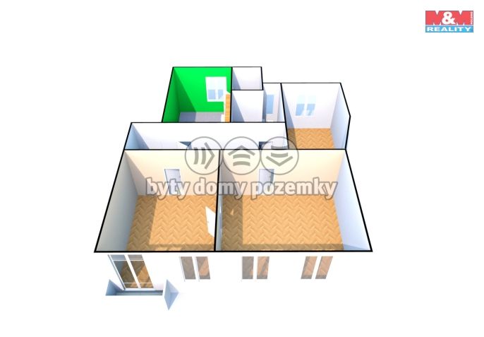 Prodej, Byt 3+1, Děčín