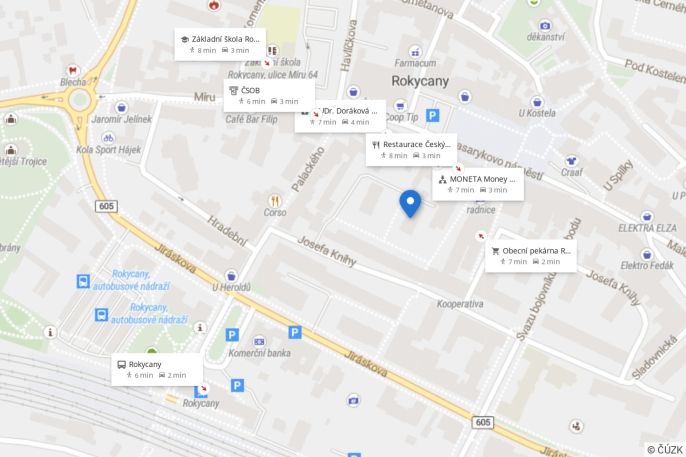 Pronájem, Byt 2+1, Rokycany