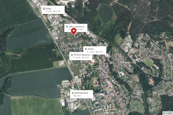 Prodej, Byt 2+1, Doksy