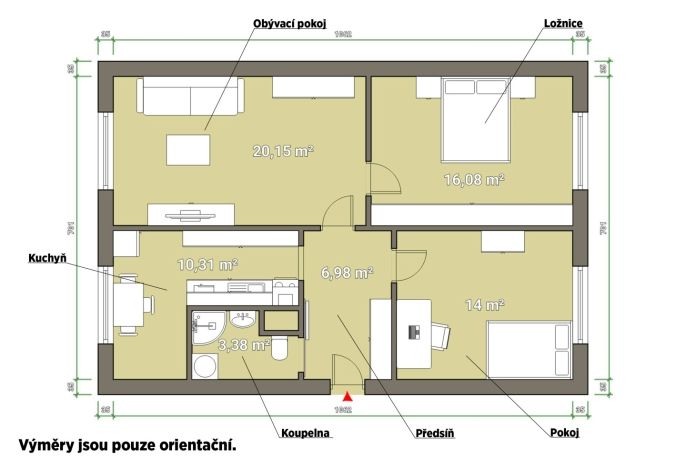 Pronájem, Byt 3+1, Plzeň