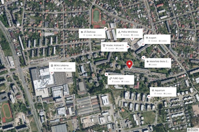 Prodej, Byt 3+1, Hradec Králové