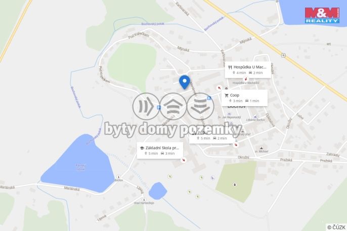 Pronájem, Byt 2+1, Bochov