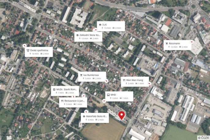 Pronájem, Byt 2+kk, Kolín