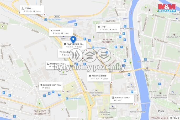 Prodej, Byt 4+kk, Písek