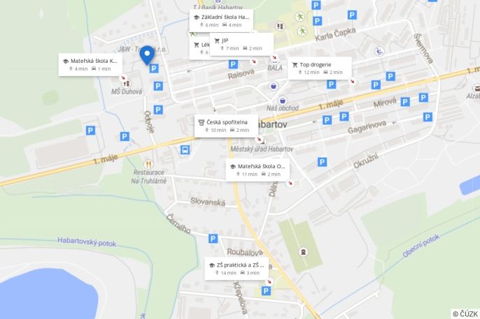Prodej, Byt 3+1, Habartov