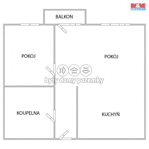 Pronájem, Byt 2+kk, Zásmuky