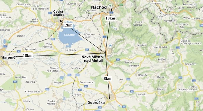 Pronájem, Byt 3+kk, Nové Město nad Metují