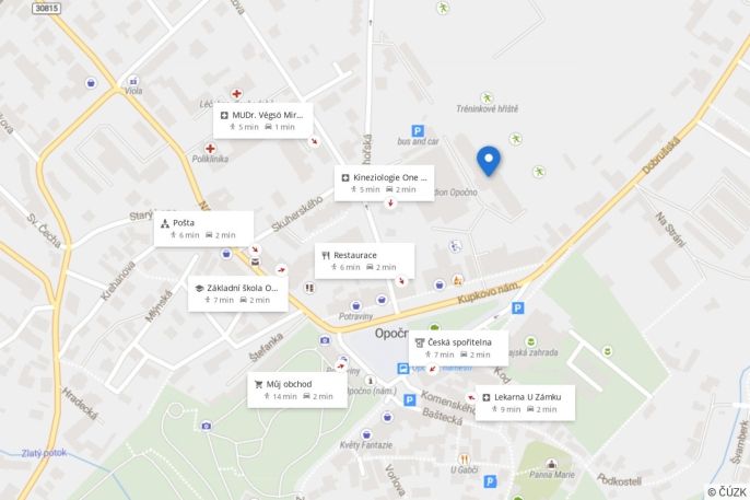 Pronájem, Byt 1+kk, Opočno