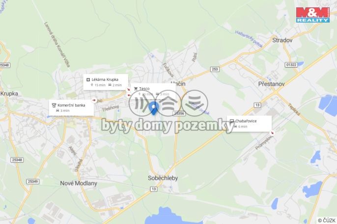 Prodej, Pozemek k bydlení, Krupka