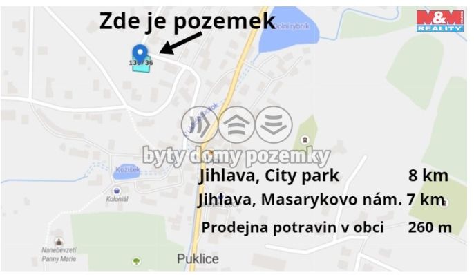 Prodej, Pozemek k bydlení, Puklice