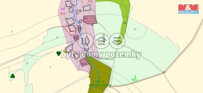 Prodej, Pozemek k bydlení, Dvorce