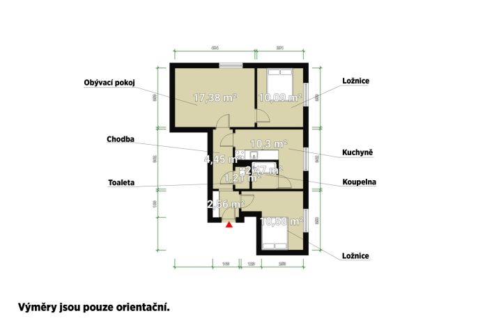 Pronájem, Byt 3+1, Plzeň