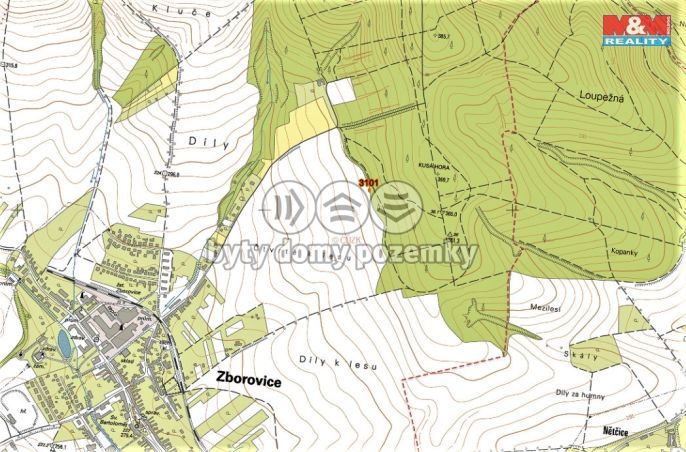 Prodej, Les, Zborovice