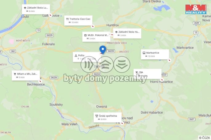 Prodej, Pozemek k bydlení, Dobrná