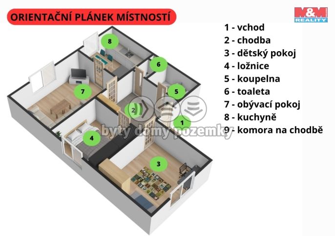 Prodej, Byt 3+1, Ledeč nad Sázavou