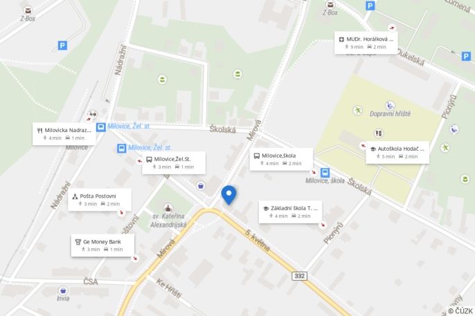 Prodej, Nájemní dům, Milovice