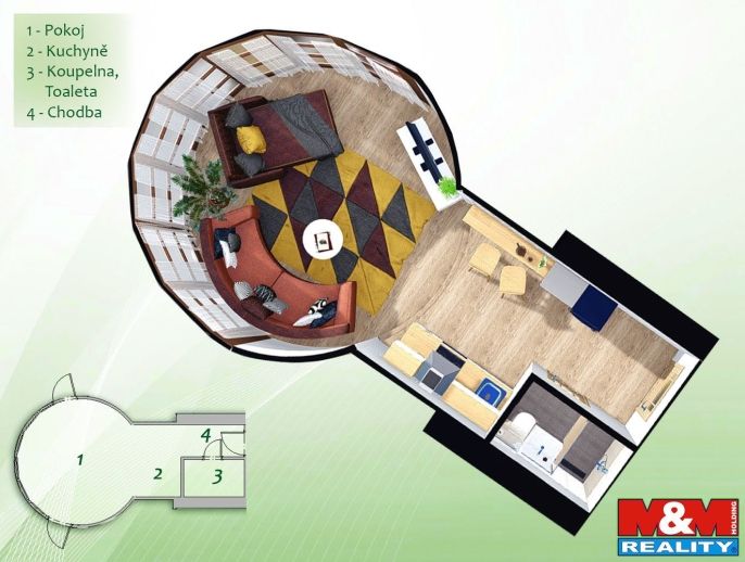 Prodej, Kancelářský prostor, Mukařov