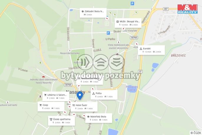 Pronájem, Obchod a služby, Nasavrky