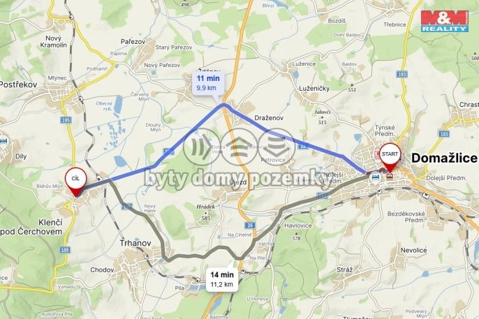 Prodej, Rodinný dům, Klenčí pod Čerchovem