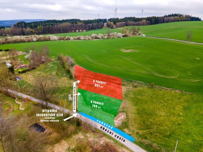 Prodej, Pozemek k bydlení, Anenská Studánka