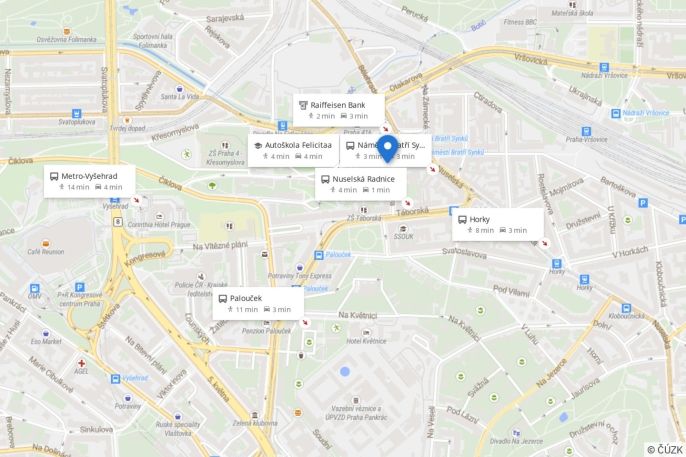 Pronájem, Byt 1+kk, Praha