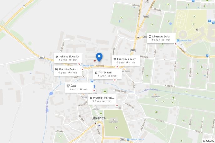 Pronájem, Byt 2+kk, Líbeznice