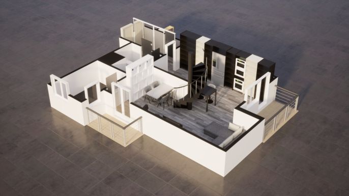 Pronájem, Byt 3+kk, Liberec