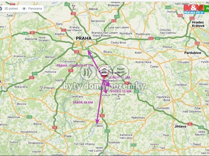 Prodej, Byt 4+kk, Benešov