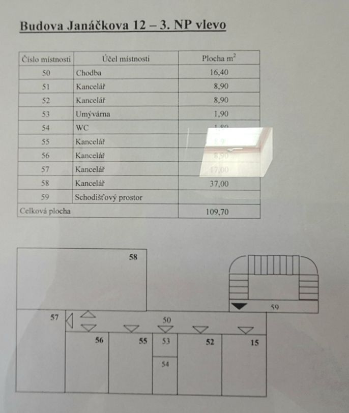 Pronájem, Kancelářský prostor, Ostrava