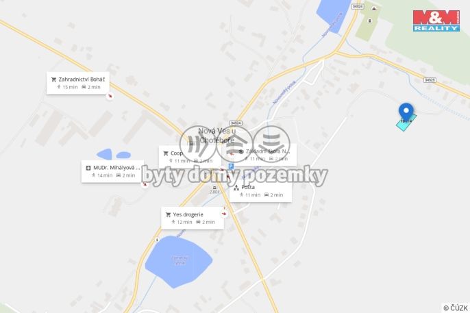 Prodej, Pozemek k bydlení, Nová Ves u Chotěboře